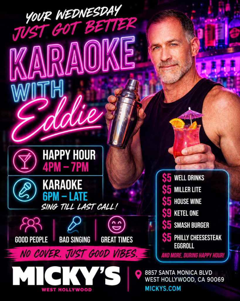 Karaoke Happy Hour with Eddie